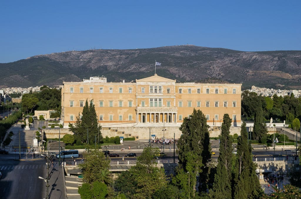 Parlement, Athènes, Grèce (Hasamélis)