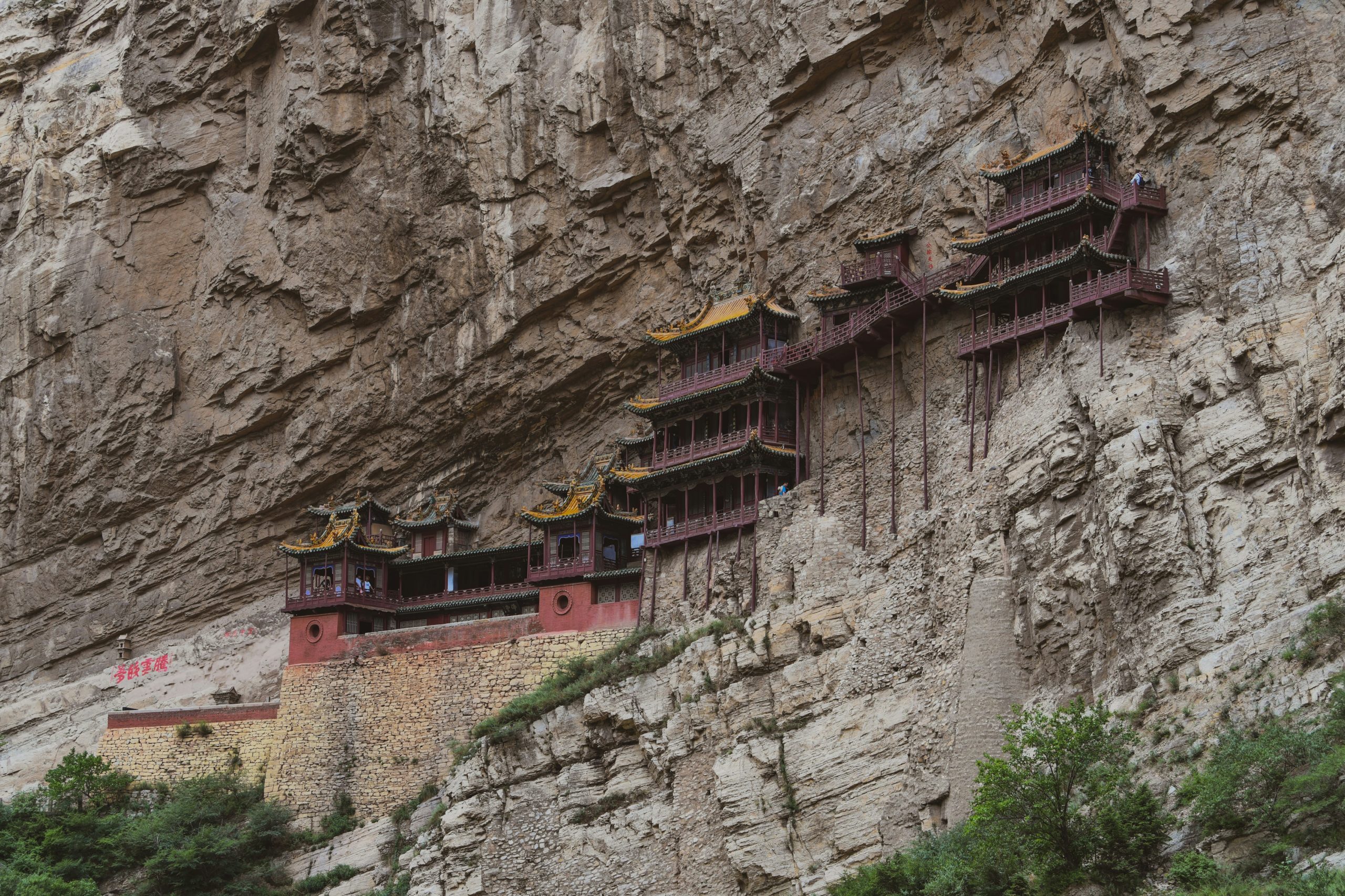 Temple suspendu, Xuankong, Chine (Cajeo Zhang / Unsplash)